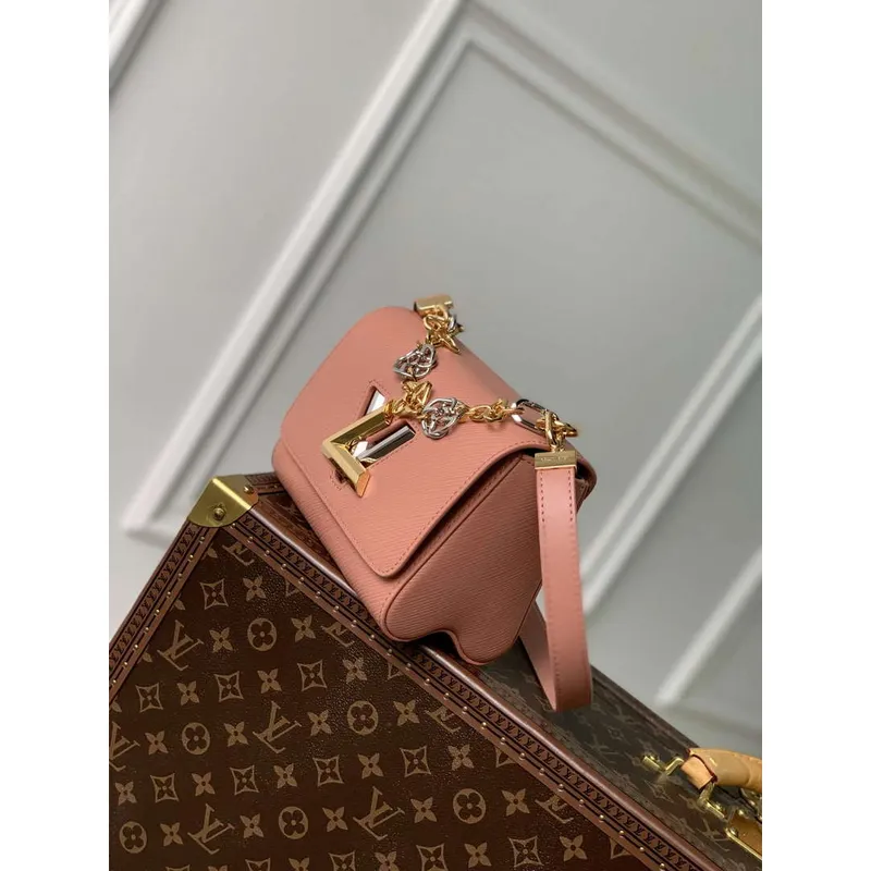 LV M23074 Louis Vuitton Twist PM Handbag Pink