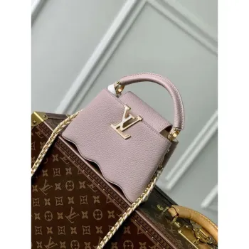 LV M22122 Louis Vuitton Capucines Mini Handbag Wisteria