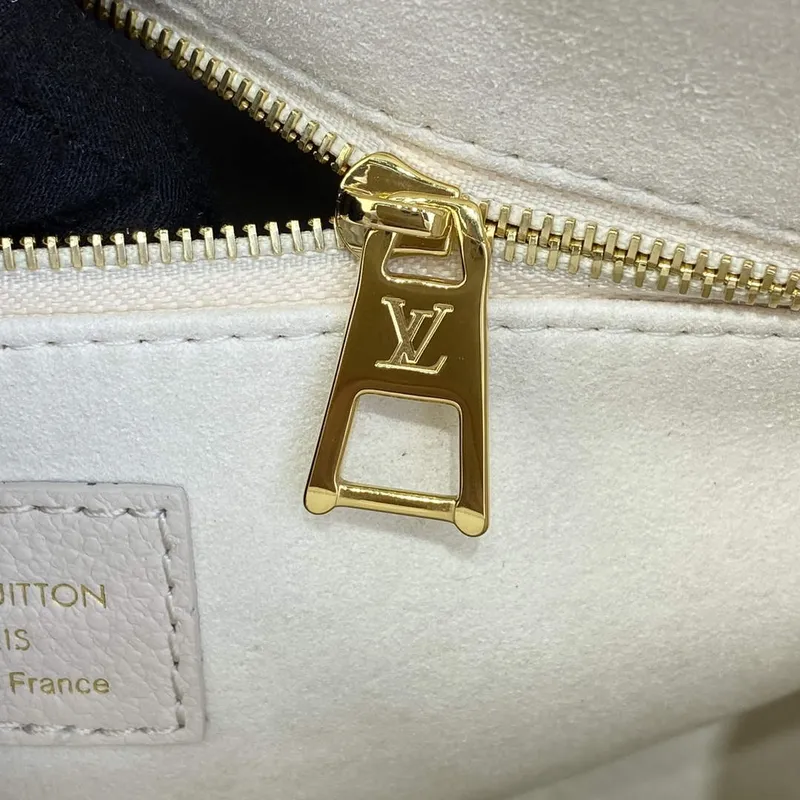 LV M46629 Louis Vuitton OnTheGo PM Handbag Beige