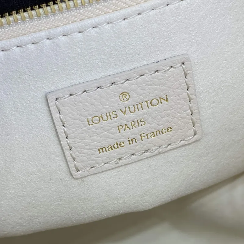 LV M46629 Louis Vuitton OnTheGo PM Handbag Beige