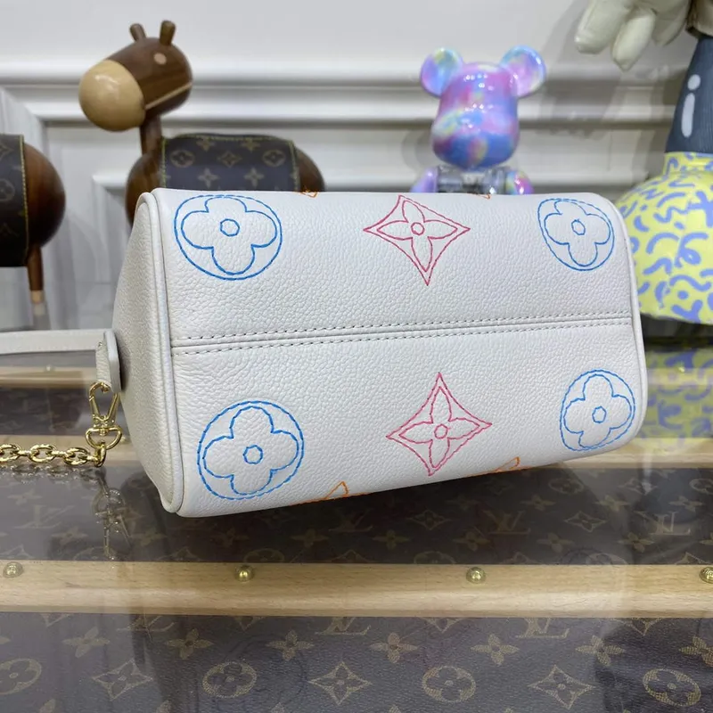 LV M46667 Louis Vuitton Speedy Bandoulière 20 Handbag Beige