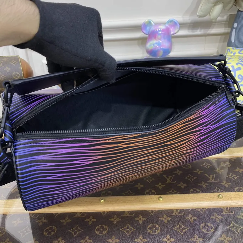 LV M23093 Louis Vuitton Soft Polochon Bag Gradient Electric Sun