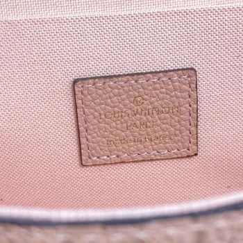 LV M82608 Louis Vuitton Felicie Pochette Monogram Empreinte Bag Rose Pink