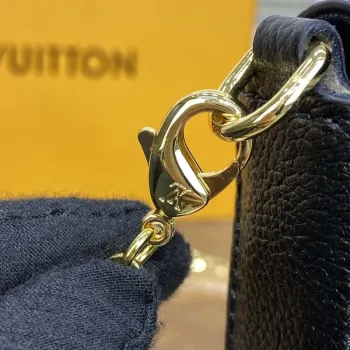 LV M82477 Louis Vuitton Felicie Pochette Monogram Empreinte Bag Black