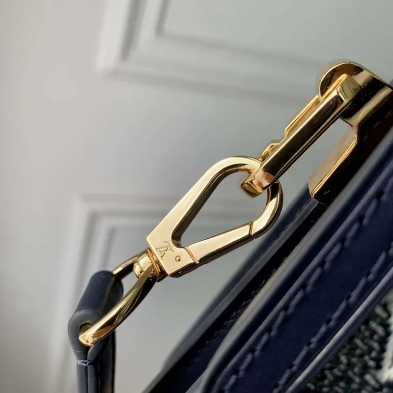LV M22826 Louis Vuitton Mini Dauphine Handbag Blue