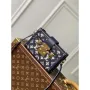 LV M22882 Louis Vuitton Petite Malle Handbag Blue