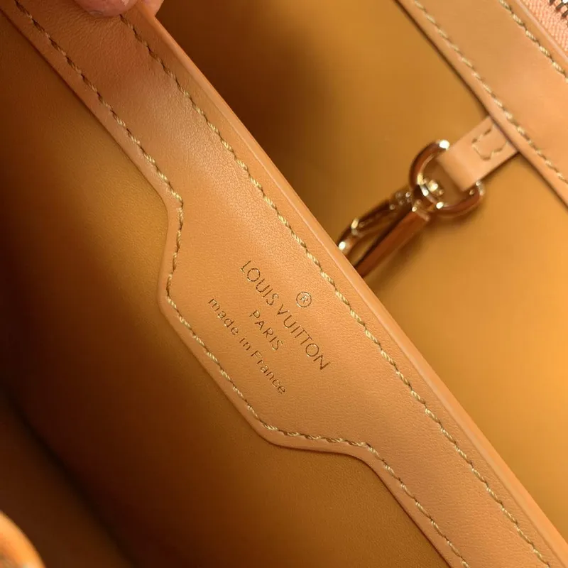 LV M22863 Louis Vuitton Capucines MM Handbag Saffron Yellow