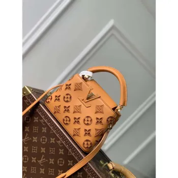 LV M22863 Louis Vuitton Capucines Mini Handbag Saffron Yellow