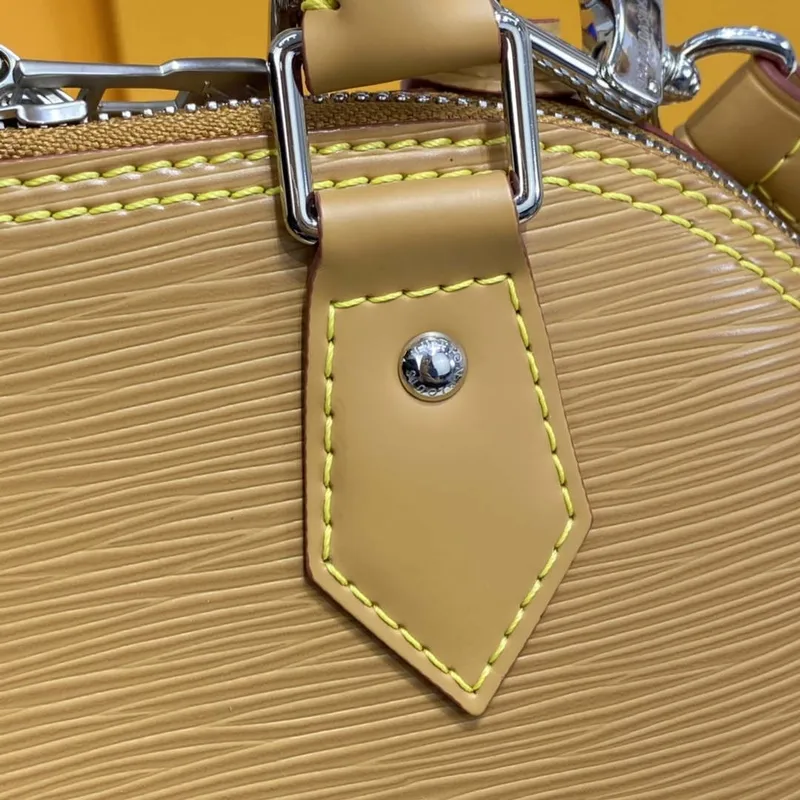 LV M57540 Louis Vuitton Alma BB Epi Handbag Caramel