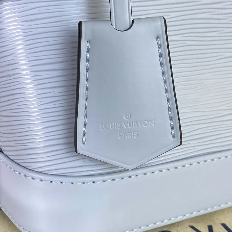 LV M59345 Louis Vuitton Alma BB Epi Handbag Sky Blue