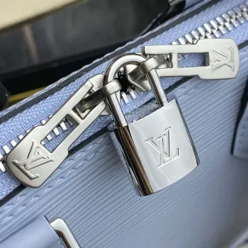 LV M59345 Louis Vuitton Alma BB Epi Handbag Sky Blue