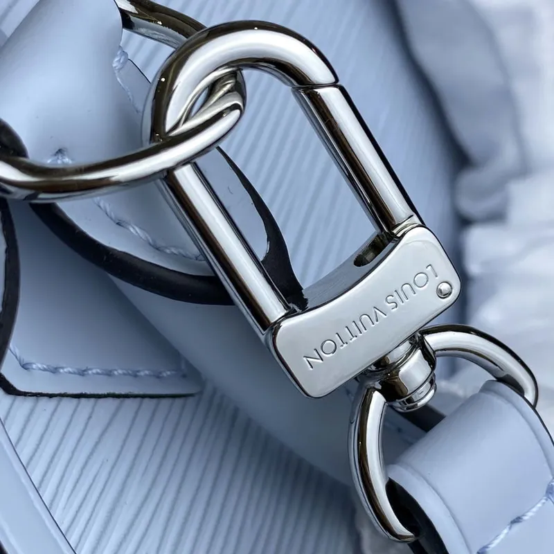 LV M59345 Louis Vuitton Alma BB Epi Handbag Sky Blue