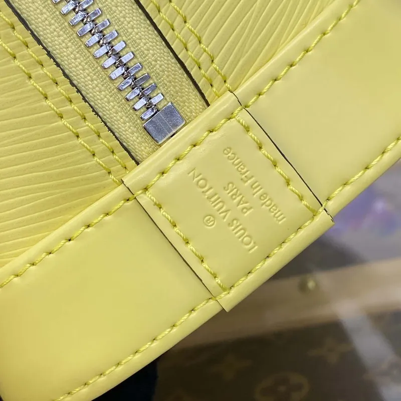LV M22213 Louis Vuitton Alma BB Epi Handbag Yellow