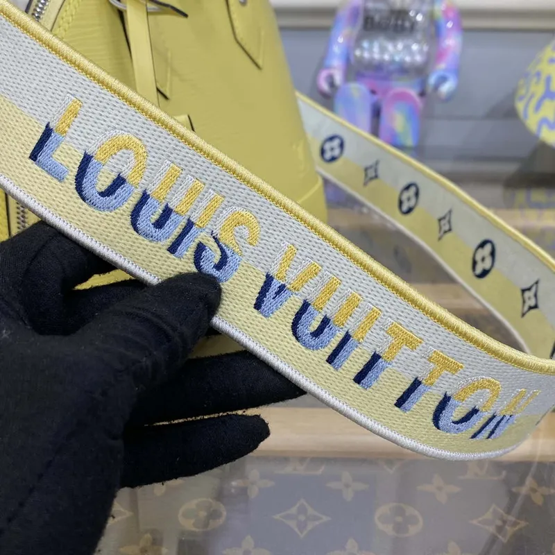LV M22213 Louis Vuitton Alma BB Epi Handbag Yellow