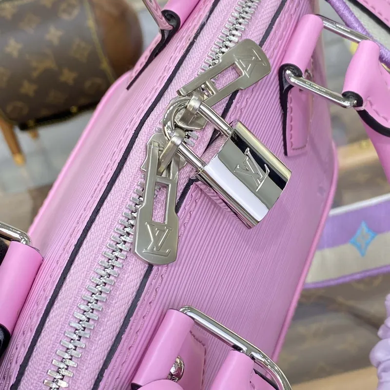 LV M22620 Louis Vuitton Alma BB Epi Handbag Light Pink