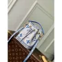 LV M82386 Louis Vuitton Nano Noé Bucket Bag Blue