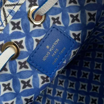LV M82386 Louis Vuitton Nano Noé Bucket Bag Blue