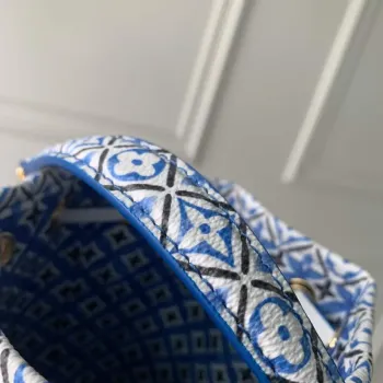 LV M82386 Louis Vuitton Nano Noé Bucket Bag Blue