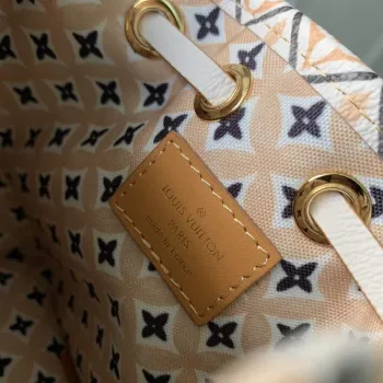 LV M82386 Louis Vuitton Nano Noé Bucket Bag Apricot