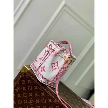 LV M82386 Louis Vuitton Nano Noé Bucket Bag Pink