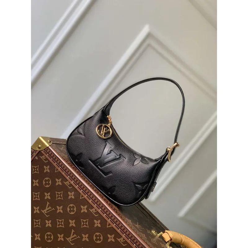LV M82391 Louis Vuitton Mini Moon Shoulder Bag Black