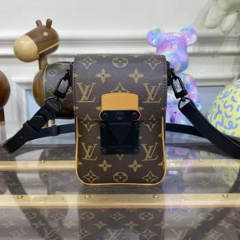 LV M82535 Louis Vuitton S Lock Vertical Wearable Wallet Radiant Sun