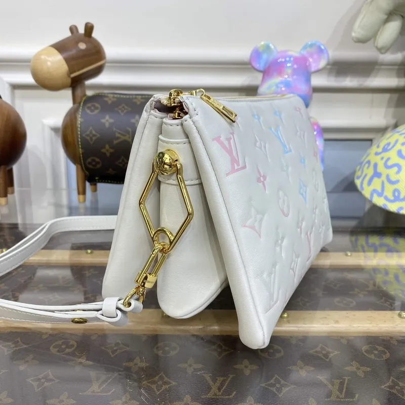 LV M22993 Louis Vuitton Coussin BB Handbag Quartz & Multicolor
