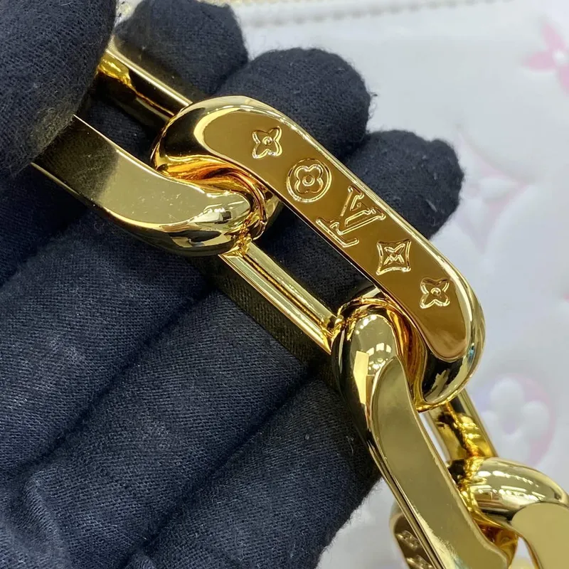 LV M22993 Louis Vuitton Coussin BB Handbag Quartz & Multicolor