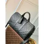 LV M22765 Louis Vuitton Keepall Bandoulière 35 Bag Black
