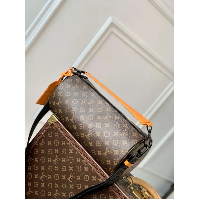 LV M46691 Louis Vuitton Soft Polochon Bag Radiant Sun