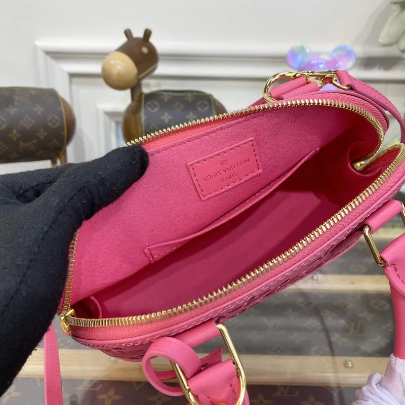 LV M22878 Louis Vuitton Alma BB Handbag Pink