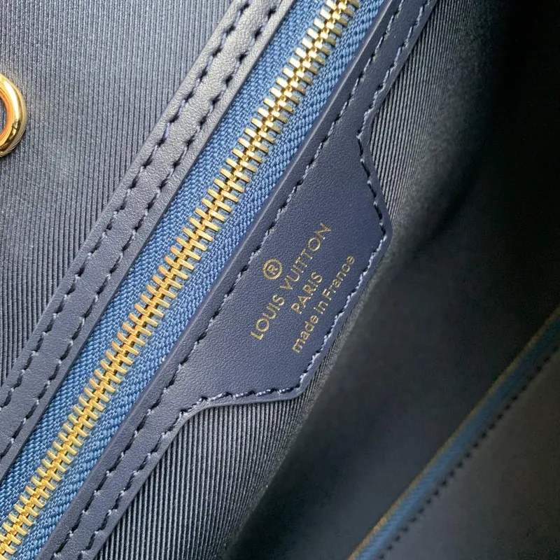 LV M22921 Louis Vuitton Neverfull MM Tote Bag Blue