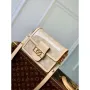 LV M22826 Louis Vuitton Mini Dauphine Handbag Beige