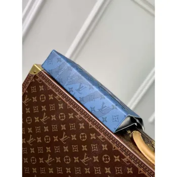 LV M22763 Louis Vuitton Pochette Voyage MM Bag Abyss Blue