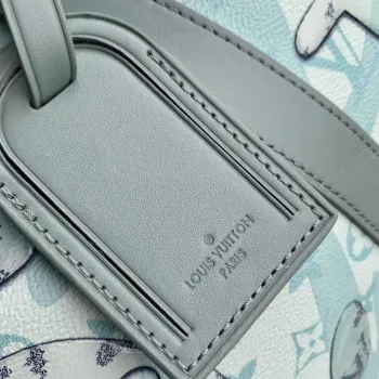 LV M22570 Louis Vuitton Keepall Bandoulière 50 Bag Crystal Blue