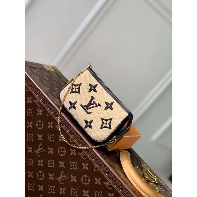 LV M82472 Louis Vuitton Mini Pochette Accessoires Black