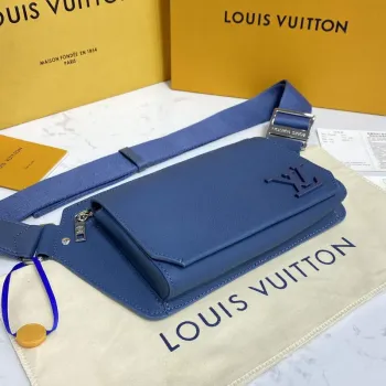 LV M57081 Louis Vuitton Takeoff Slingbag Navy blue