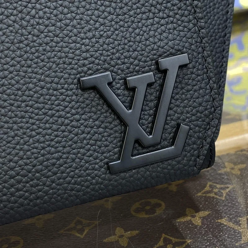 LV M57081 Louis Vuitton Takeoff Slingbag Black
