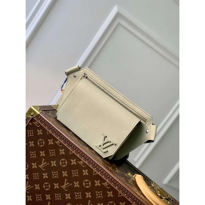 LV M22665 Louis Vuitton Takeoff Slingbag Gray
