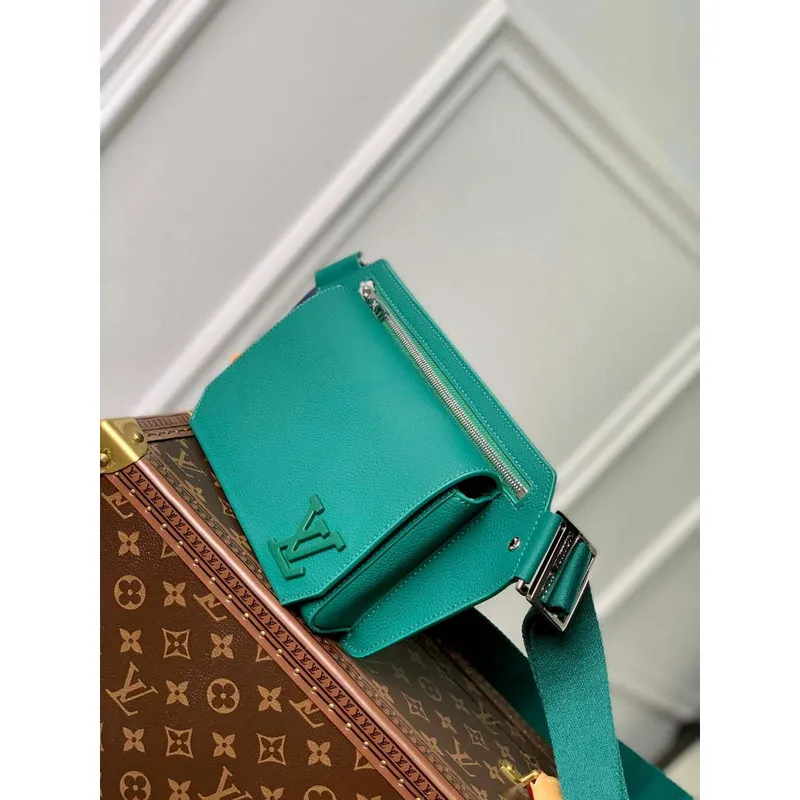 LV M22665 Louis Vuitton Takeoff Slingbag Green
