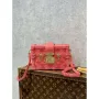 LV M20745 Louis Vuitton Petite Malle Handbag Fluo Pink