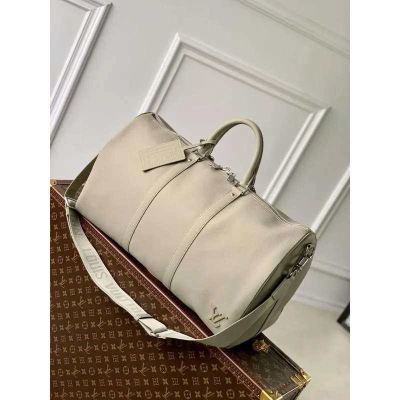 LV M22609 Louis Vuitton Keepall Bandoulière 50 Bag Sage
