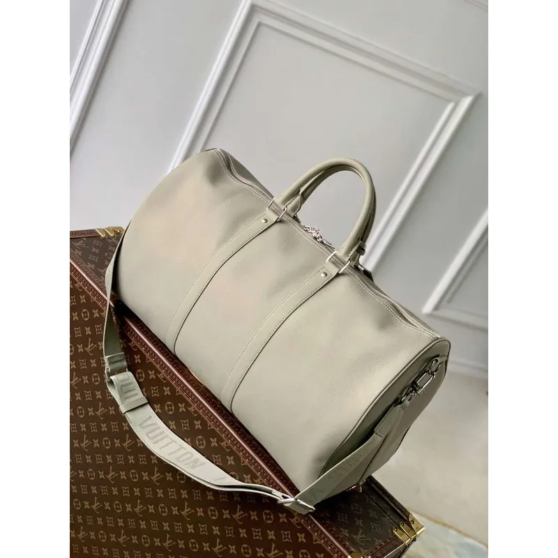 LV M22609 Louis Vuitton Keepall Bandoulière 50 Bag Sage