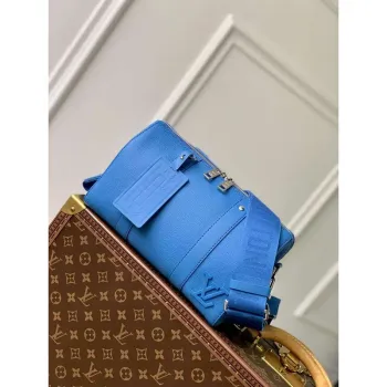 LV M22486 Louis Vuitton City Keepall Travel Bag Bright Blue