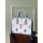 LV M22976 Louis Vuitton OnTheGo PM Handbag Blue