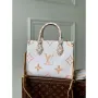 LV M22976 Louis Vuitton OnTheGo PM Handbag Beige