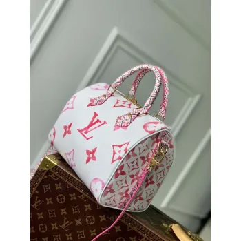 LV M23073 Louis Vuitton Speedy Bandoulière 25 Handbag Pink