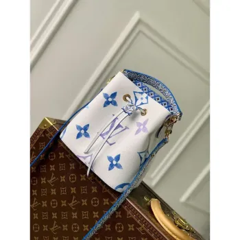LV M22986 Louis Vuitton Néonoé BB Bucket Bag Bule