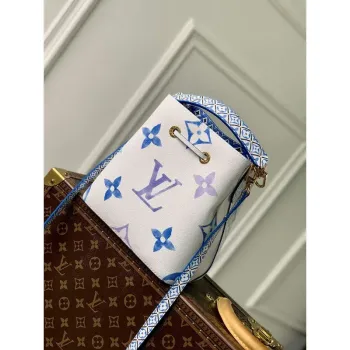 LV M22986 Louis Vuitton Néonoé BB Bucket Bag Bule