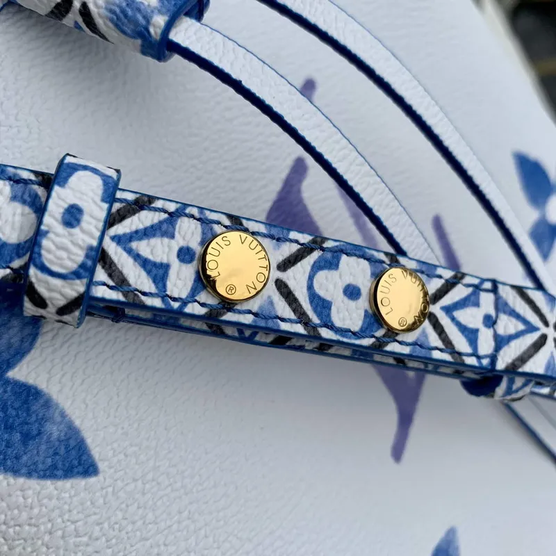 LV M22986 Louis Vuitton Néonoé BB Bucket Bag Bule